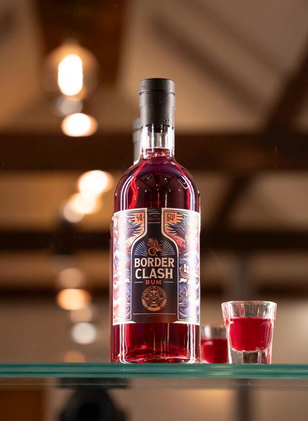 Border Clash Rum Bottle